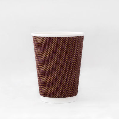 우유 음료 물결 벽 컵 16oz 540ml 물결 커피 컵
