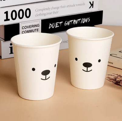 일회용 PLA 코팅 9oz 250ml 단일 종이 컵은 사용자 정의 할 수 있습니다.