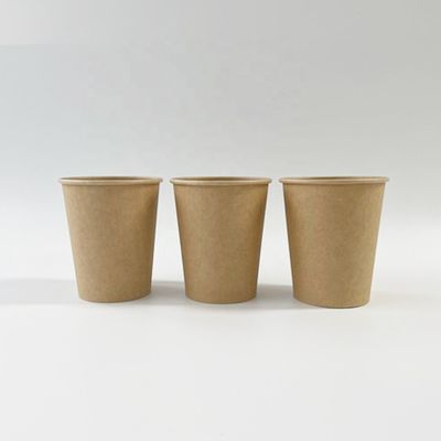 4온스 125ml 단일 벽용 종이 컵 사용자 정의 패턴 생분해식 커피 컵