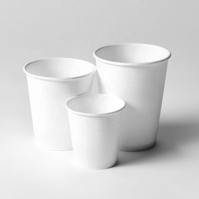 PLA 코팅 종이 컵 단일 벽 3.5oz 85ml PLA 냉동 컵 생분해