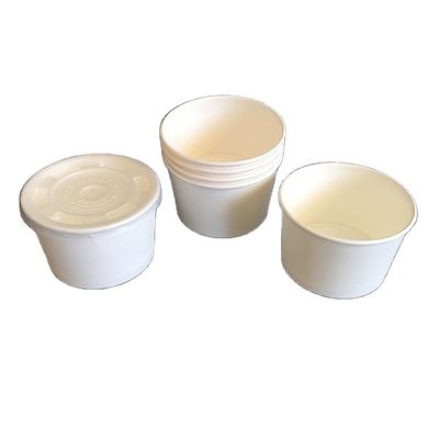일회용 종이 그릇 350ml PE 가루 맞춤 인쇄