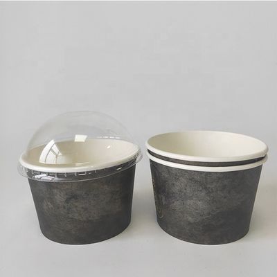 뜨거운 음료 종이 그릇 500ml 크기의 돔 뚜?? 으로 가져갈 수 있는 컨테이너