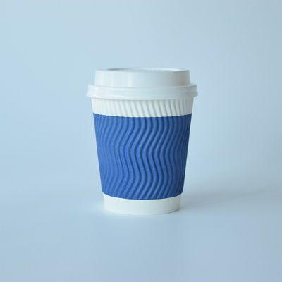 식품 등급 물결 벽지 컵 22oz 브랜드 일회용 컵 ODM 친환경