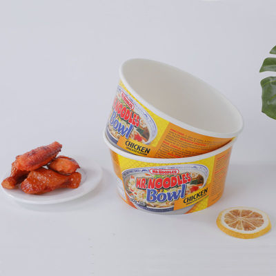 생분해성 중량용 종이 그릇 일회용 750ml PLA 가열식품으로 포장
