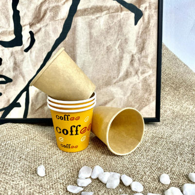 일회용 6oz 플라스틱 코팅 단일 종이 컵 430ml 사용자 정의 가능한 로고