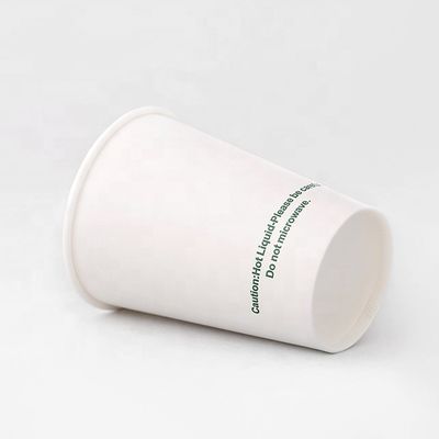 430ml 12oz 단일 벽용 종이 컵 쌍 PE 코킹 코크 종이 컵 콤포스터