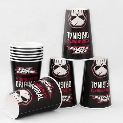 주스 음료 단일 벽 뜨거운 컵 22oz 630ml 이중 PE 배열 된 컵 일회용