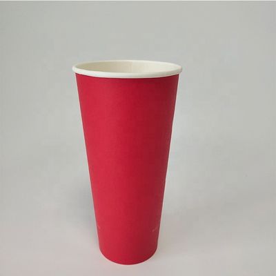 친환경 32oz 970ml 플라스틱이없는 코팅 된 단일 종이 컵