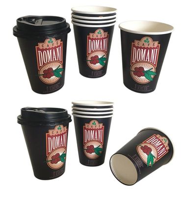 32oz 970ml 단일 벽용 종이 컵 사용자 지정 로고 브랜드 일회용 커피 컵